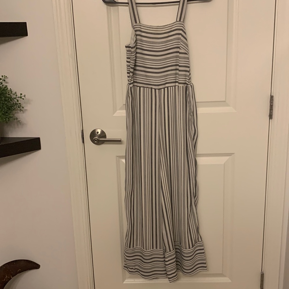 Striped jumpsuit